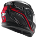 Мотошолом ROCC 414 black/silver/red
