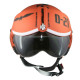 Мотошолом GPA Aircraft military orange
