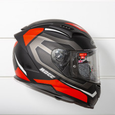 Мотошолом ROCC 331 matt black/red