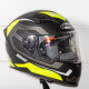Мотошолом ROCC 331 matt black /neon yellow