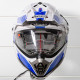 Мотошолом ROCC 771 enduro helmet white/blue