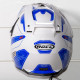 Мотошолом ROCC 771 enduro helmet white/blue