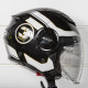 Мотошолом ROCC 281 Jet helmet black/white