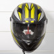 Мотошолом ROCC 322 black/neon yellow