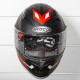 Мотошолом ROCC 331 matt black/red