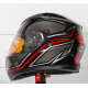 Мотошолом ROCC 414 black/silver/red