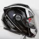 Мотошолом ROCC 881 matt black/white