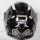 Мотошолом ROCC 881 matt black/white