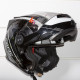 Мотошолом ROCC 881 matt black/white