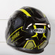 Мотошолом ROCC 881 matt black/neon yellow