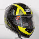 Мотошолом ROCC 881 matt black/neon yellow