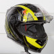 Мотошолом ROCC 881 matt black/neon yellow