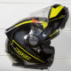 Мотошолом ROCC 881 matt black/neon yellow