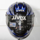 Мотошолом Uvex Boss 525 black/blue/shiny