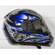 Мотошолом Uvex Boss 525 black/blue/shiny