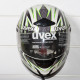 Мотошолом Uvex RS 745 white/green/shiny