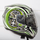 Мотошолом Uvex RS 745 white/green/shiny