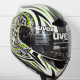 Мотошолом Uvex RS 745 white/green/shiny