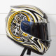 Мотошолом Uvex RS 745 white/yellow/shiny